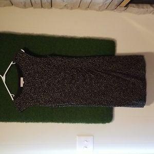 Sleeveless dress, animal print